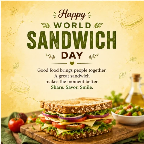 World Sandwich Day 2026 Wallpapers in English